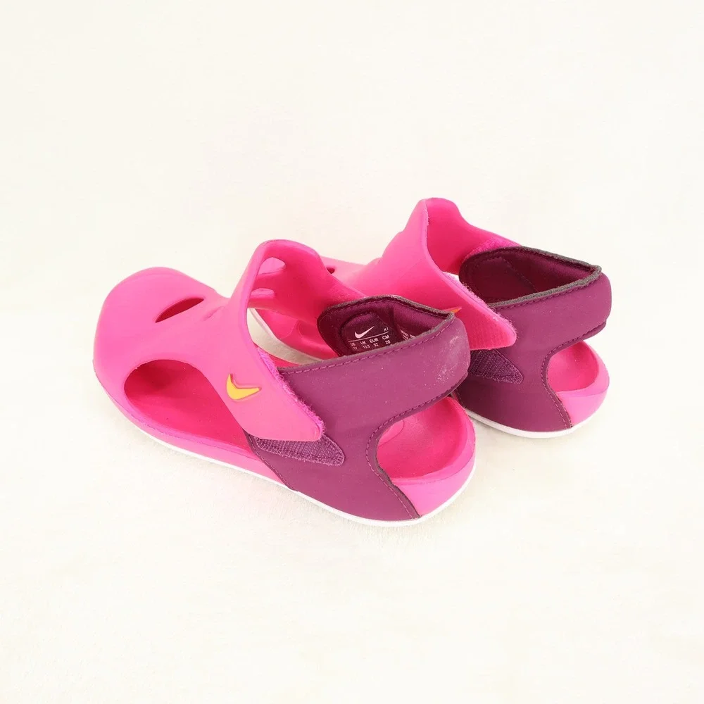 Nike Sunray Protect 3 Pink Purple Kids Sandals DH9462-602 Size 1Y